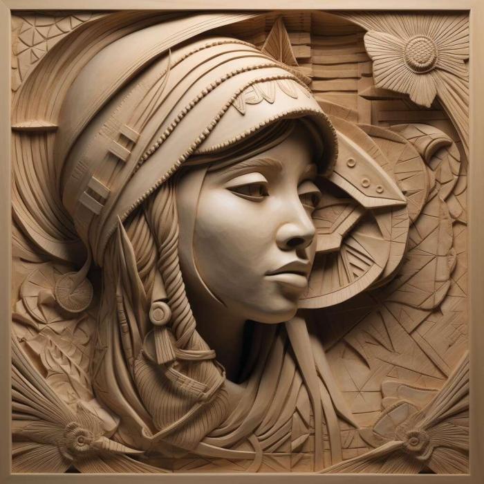 نموذج ثلاثي الأبعاد لآلة CNC 3D Art 